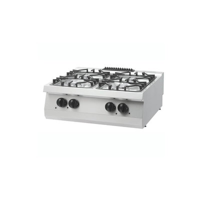 Heavy Duty Pliit - 4 põletit - Gaas - 30kW
