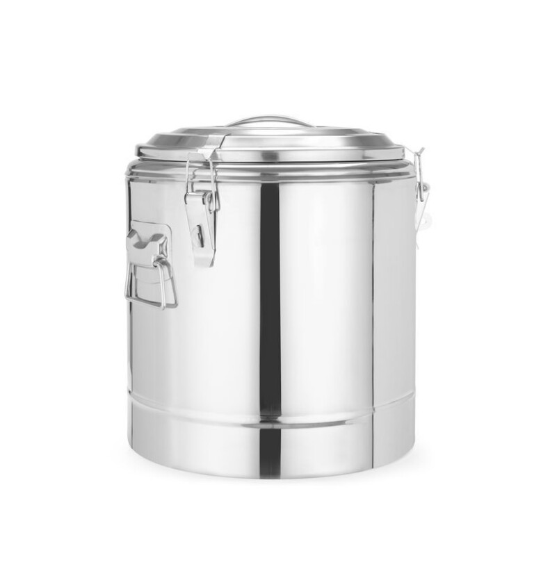 Isoleeritud kaasaskantav konteiner, HENDI, Kitchen Line, 19L, Hõbedane, ⌀350x(H)400mm