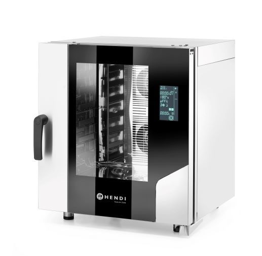 6xGN1/1 Konvektsioon-auruahi elektriline, elektrooniline juhtimine GN1/1, 400V/10400W, 730x784x(H)850mm