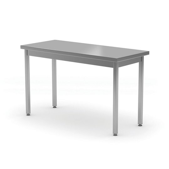 80x60x85cm Tsentraalne laud BudgetLine – ilma riiulita, poltkinnitusega, sügavus 600 mm