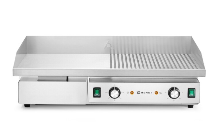 Grillpann pool lame pool ribitatud Hendi Budget Line 400V/4400W 720x460x(H)241mm