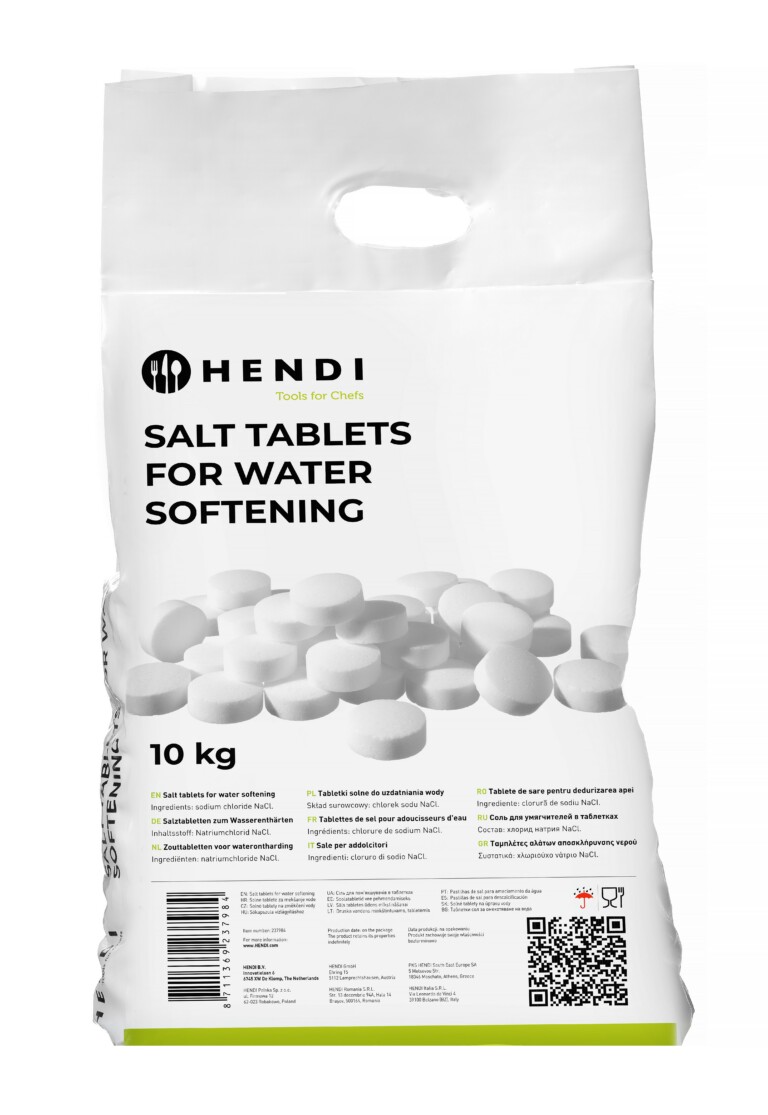 10 kg Soolatabletid vee pehmendamiseks, HENDI