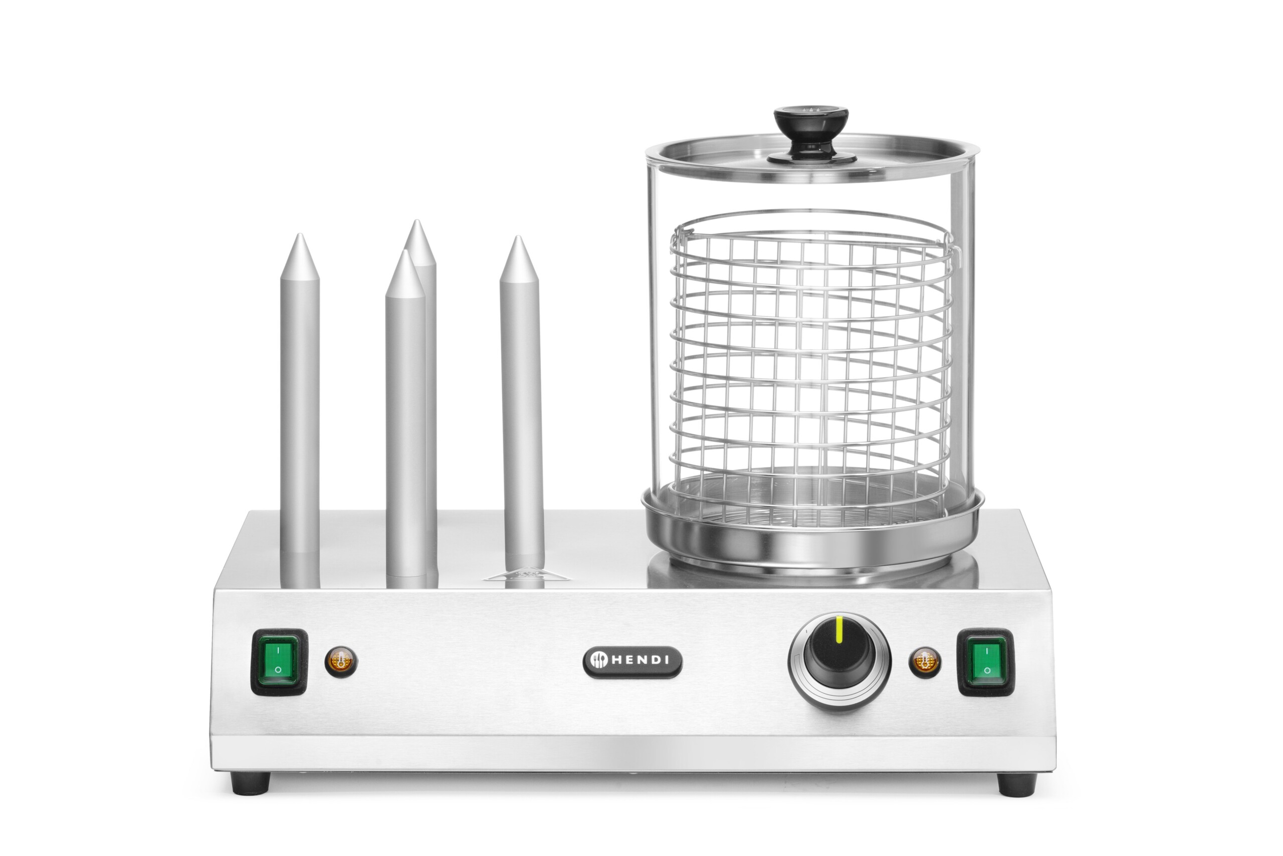 Vorsti ja hot-dogi kuklite soojendaja Hendi 220-240V/550W 500x310x(H)395mm