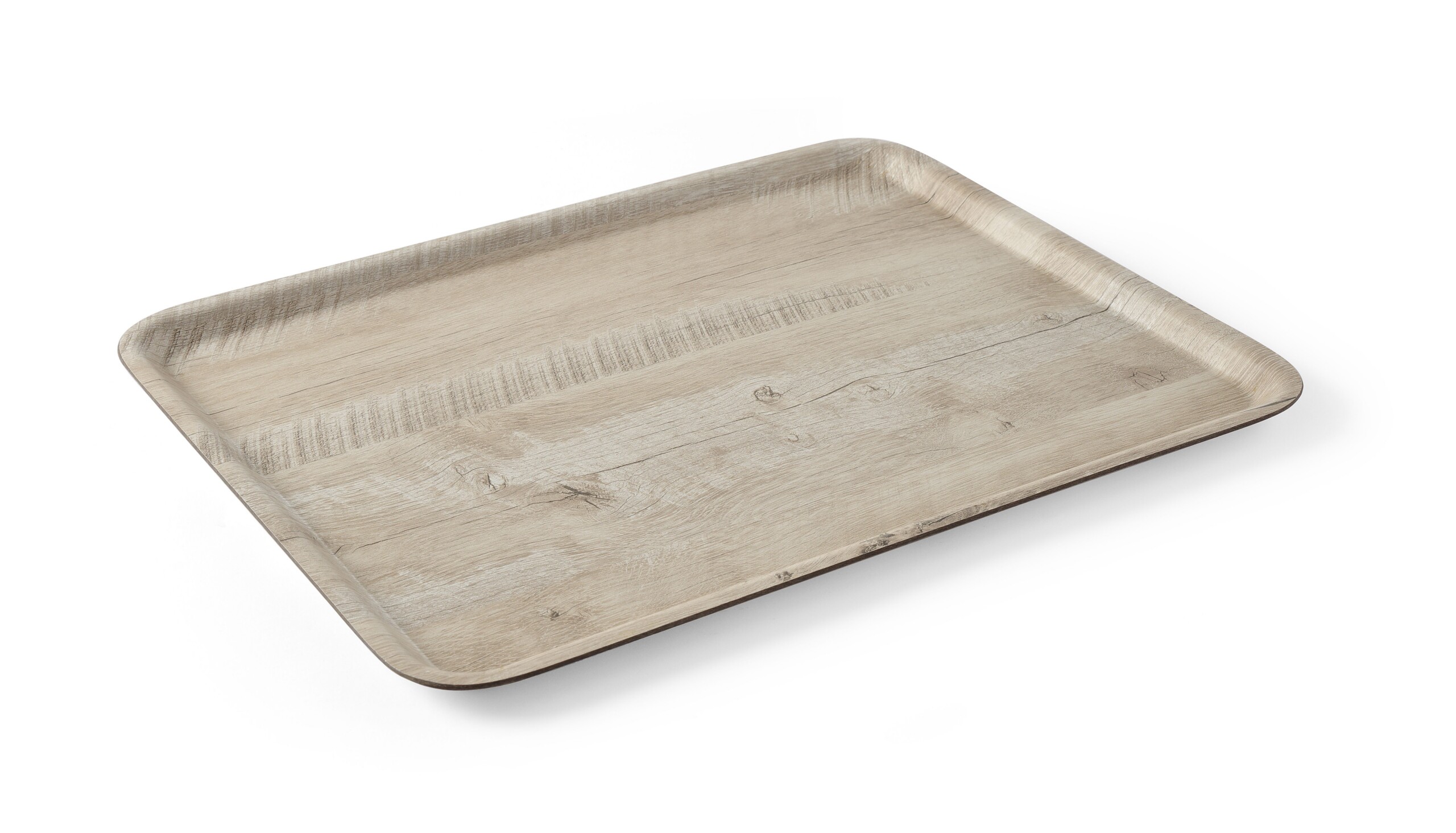 37x53cm Melamiinist lamineeritud serveerimistaldrik puidust disainiga