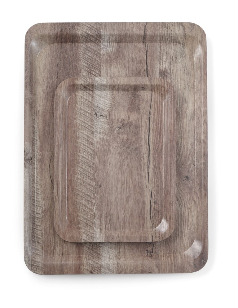 37x53cm Serveerimiskandik — tume tamm